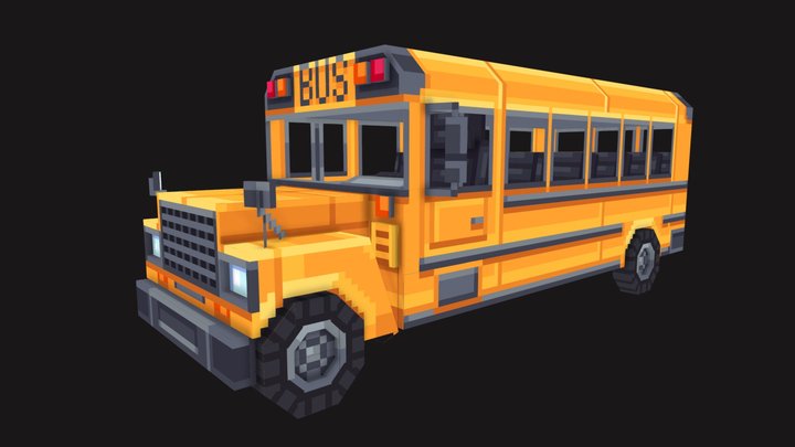 Schoolbus 3D Model