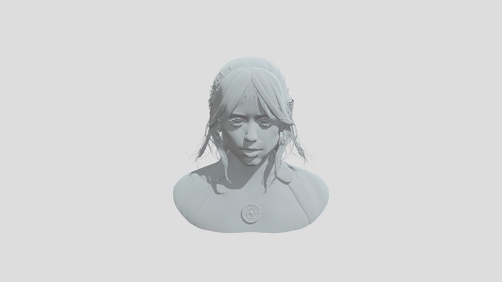 Jenna Ortega 3d new 3D Model