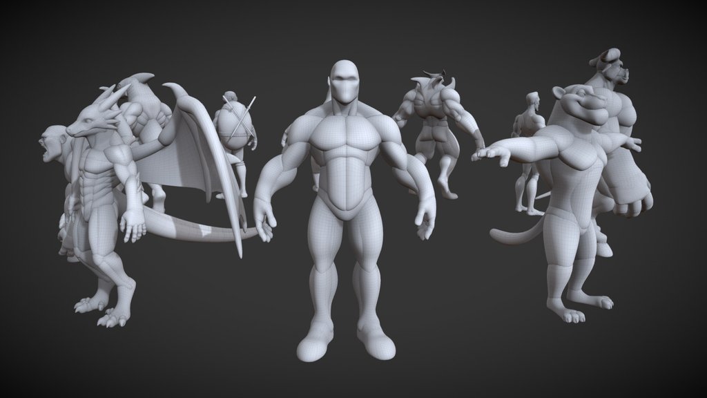 Base Mesh Pack (FREE)