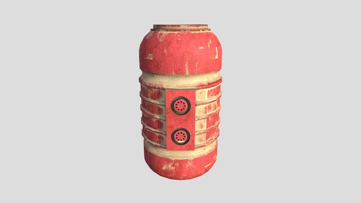 Star Wars Tatooine Barrel (body) 3D Model