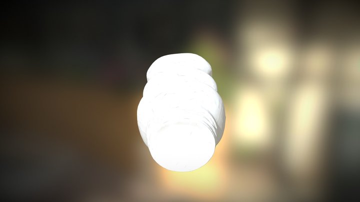 Escanear Botella Muñeco 3D Model
