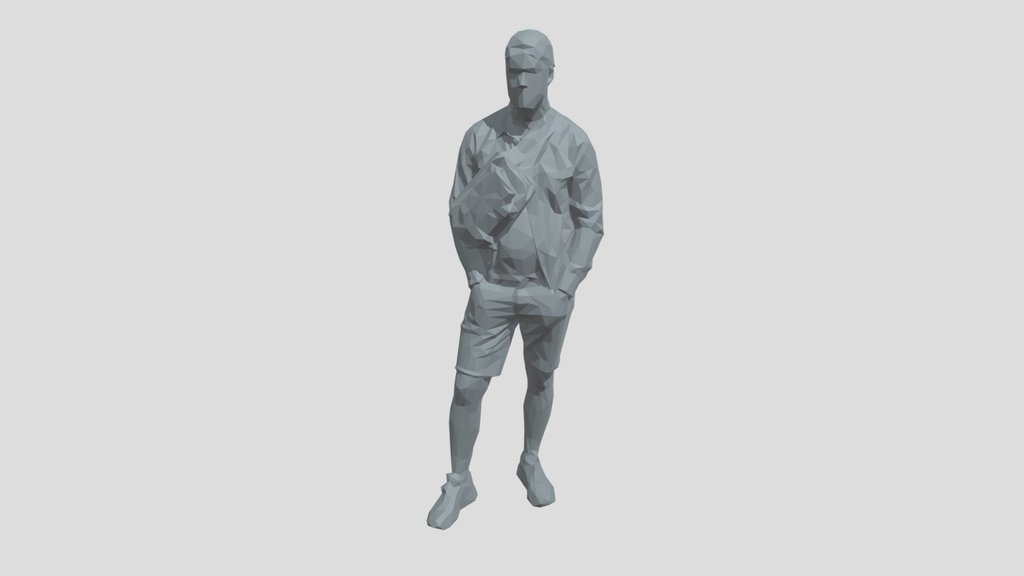 Lowpoly Male Standing