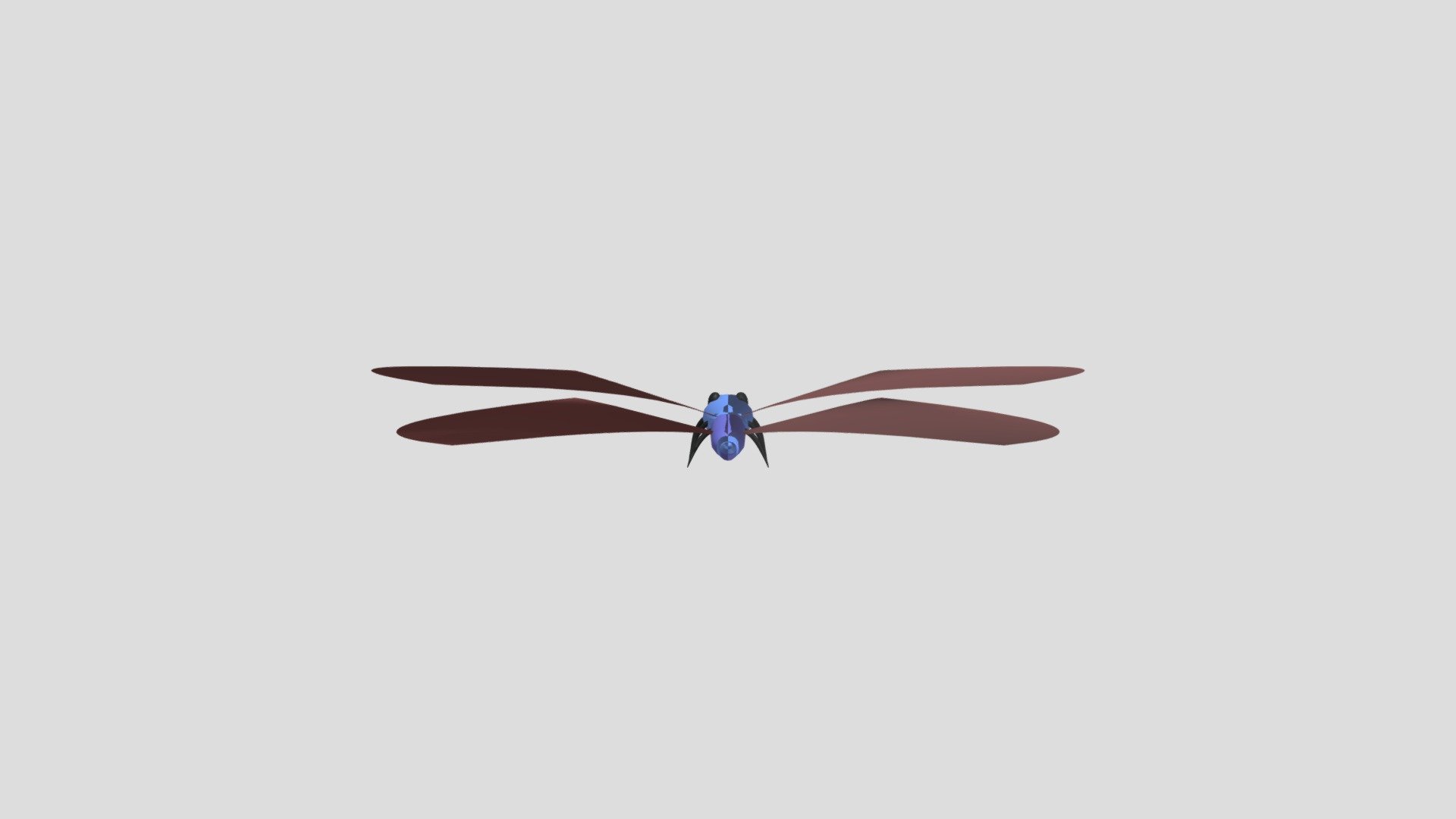 dragonfly — Sketchfab embed 3D viewer