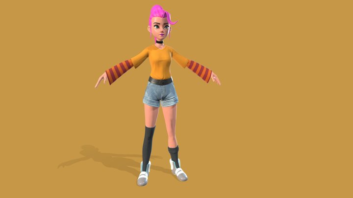 Girl 3D Model