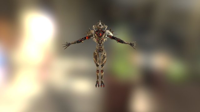 Armored lava monster 3D Model