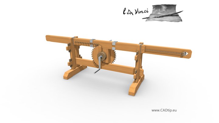 Rotary-straight motion 3D Model
