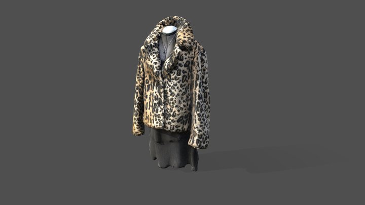 Leopard Coat 3D Model