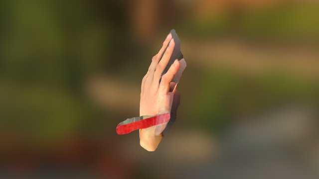 Bing hand with pop 1 3D Model