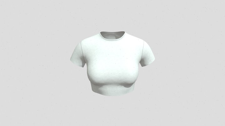 Recolorable Crop Top for Parametric MetaHuman 3D Model