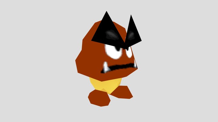 Mario Party - Goomba – Free 3D Model STL