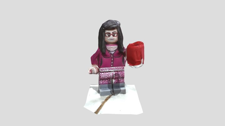 Construction Brick Female 3D Scan Park Manor v2 3D Model