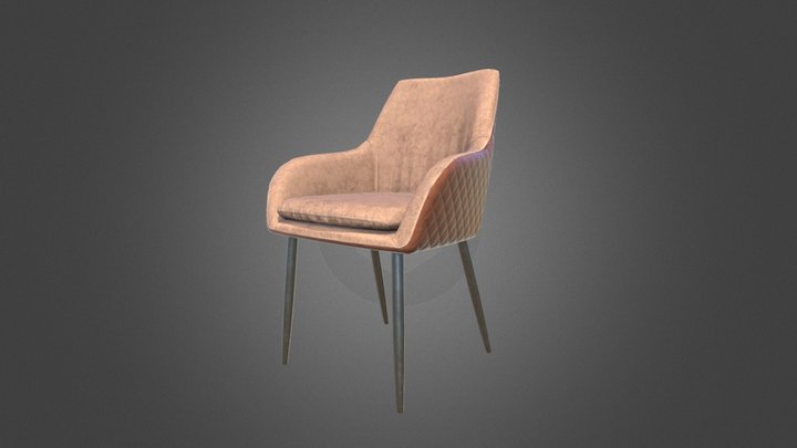 Leather Chair 496 3D Model