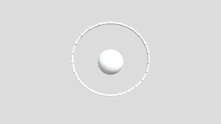 Fases De La Luna 3D Interactivo 3D Model