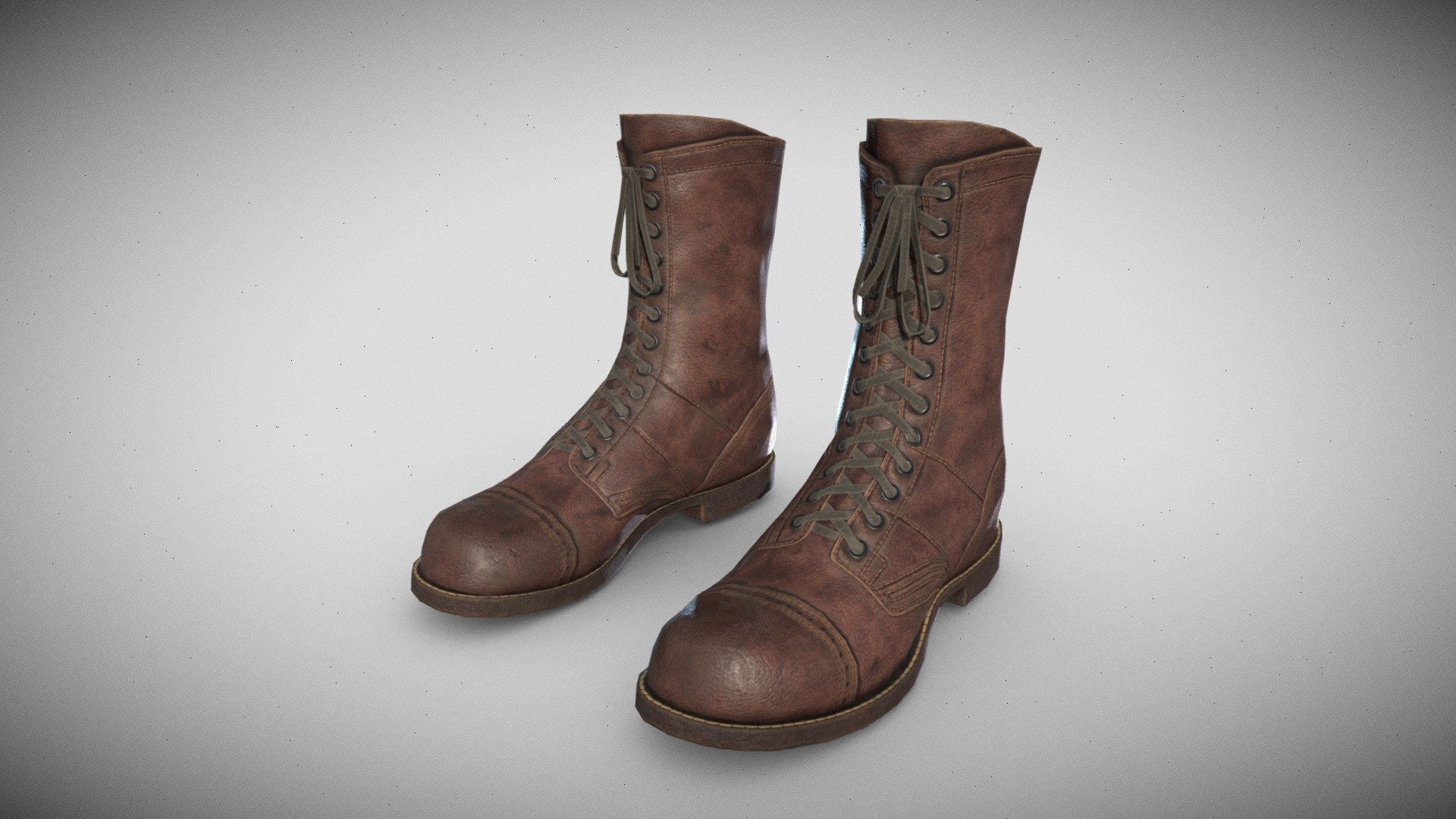 US WW2 Tactical Boots - Buy Royalty Free 3D model by alpenwolf (@alpen ...