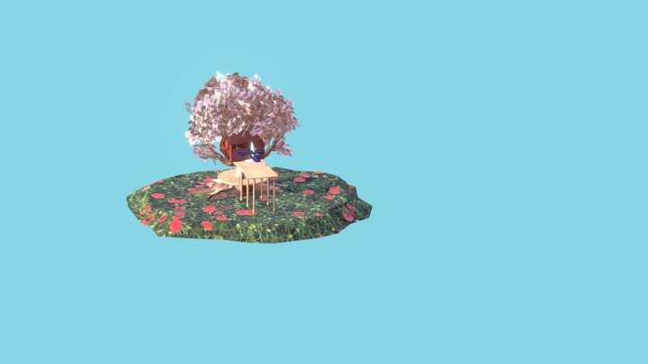 Cherry Blossom - UAS 3D 3D Model