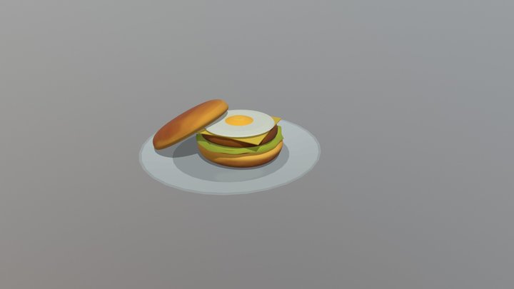 Burger 3D Model