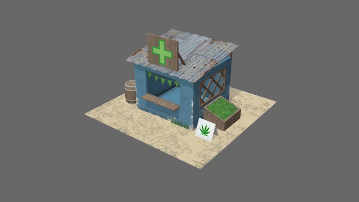 Pot Farm : Weed Shop 3D Model