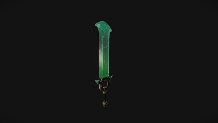 Jade Sword - Espada de Jade 3D Model
