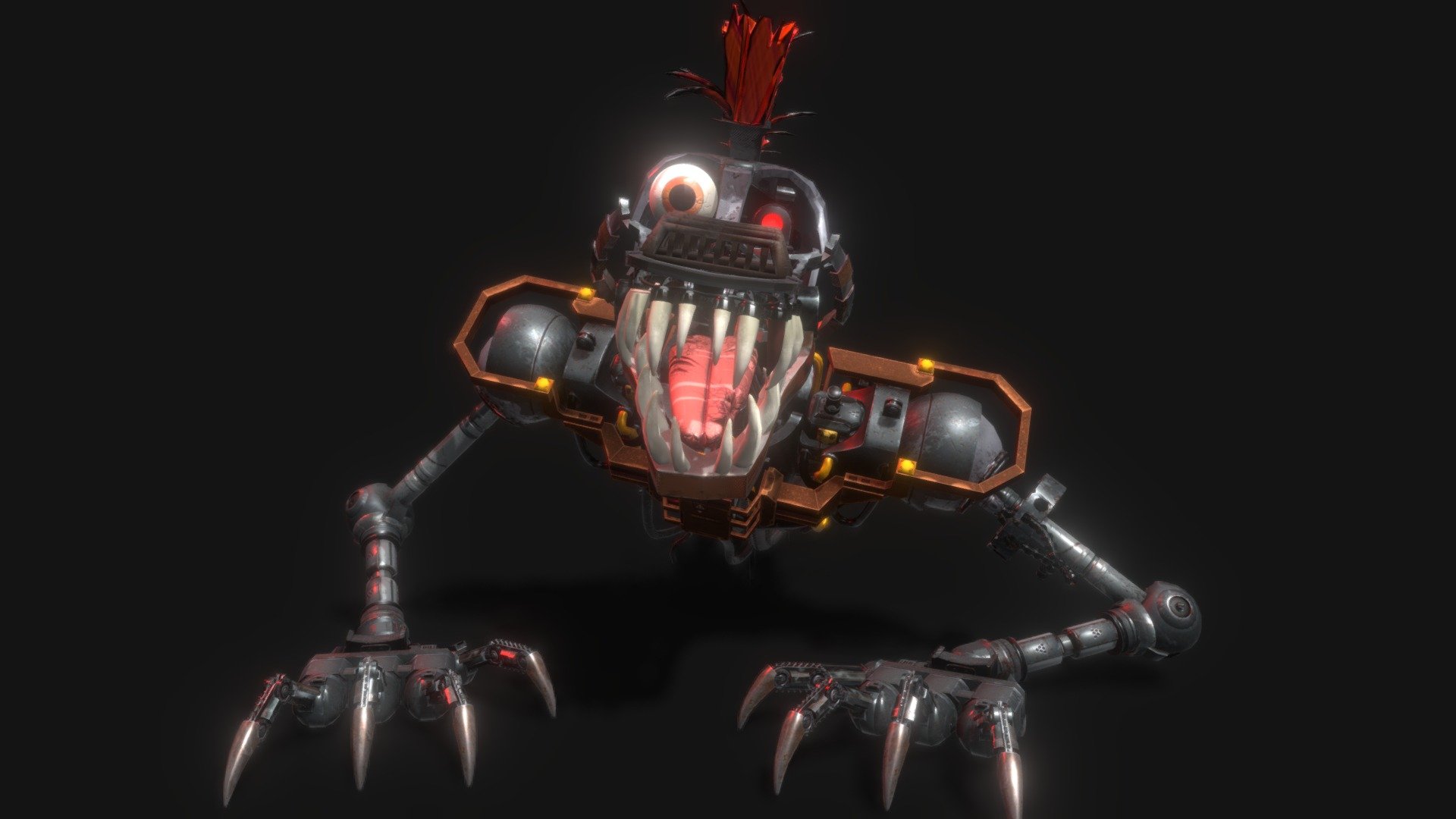 FNAF: Security Breach  Ruin Monty - 3D model by Xoffly (@Xoffly) [d06a9fc]