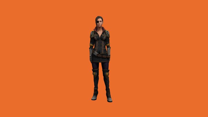 634230009_Eve by J_Gonzales_Arm Stretching 3D Model