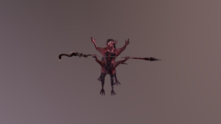 Karsict Salavran: praise pose 3D Model
