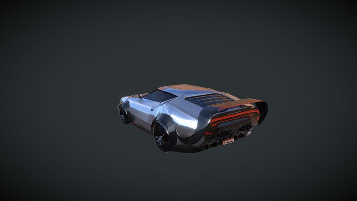 Low Poly Car - Fortnite fanmade Whiplash 3D Model
