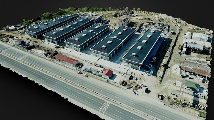 Çerkezköy Center İş Merkezi 3D Model