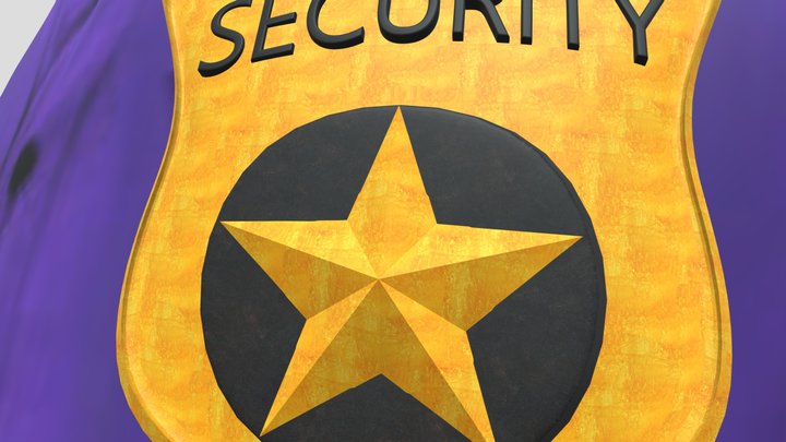 VINCENT Badge thumbnail 3D Model