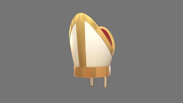 Pope Hat 3D Model