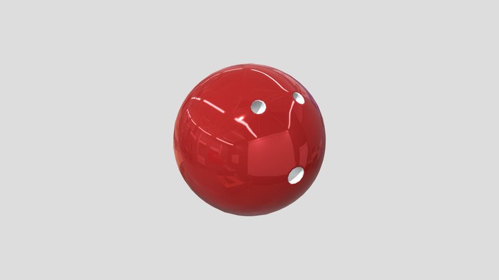 Bowling Ball 3D Model