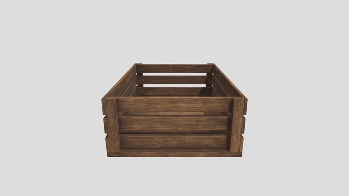 Fruit Crate – Free 3D Model STL