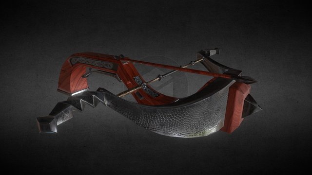Witcher 3 inspired Crossbow 3D Model