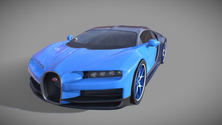Bugatti Chiron 3D Model