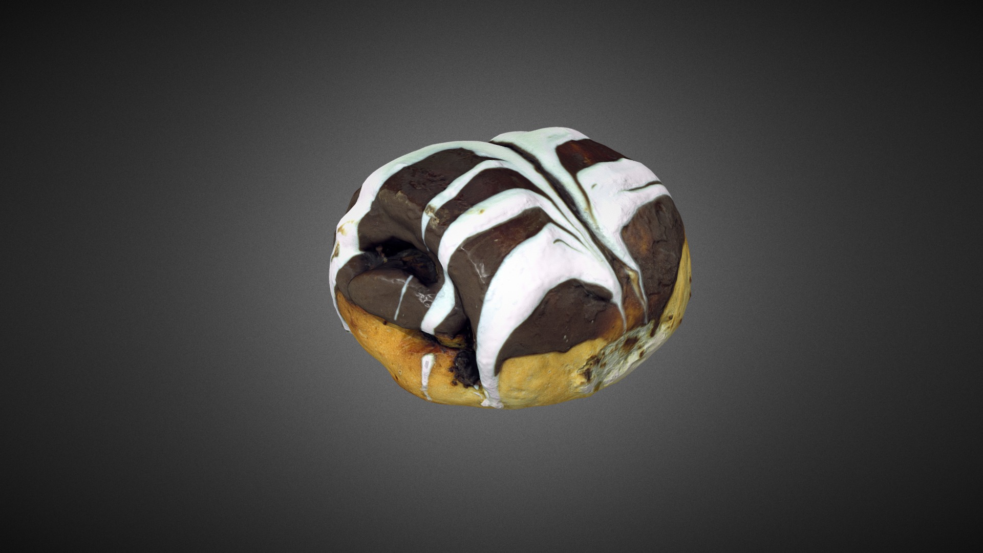 3D model Glaze Bun - This is a 3D model of the Glaze Bun. The 3D model is about a ring with a stone in it.