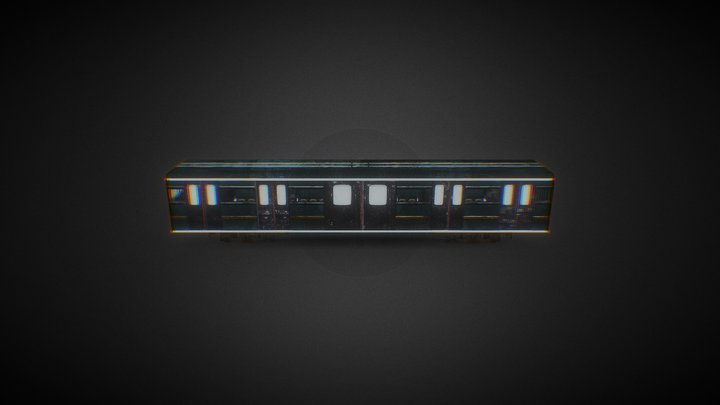 Trem SCP-XXXX 3D Model