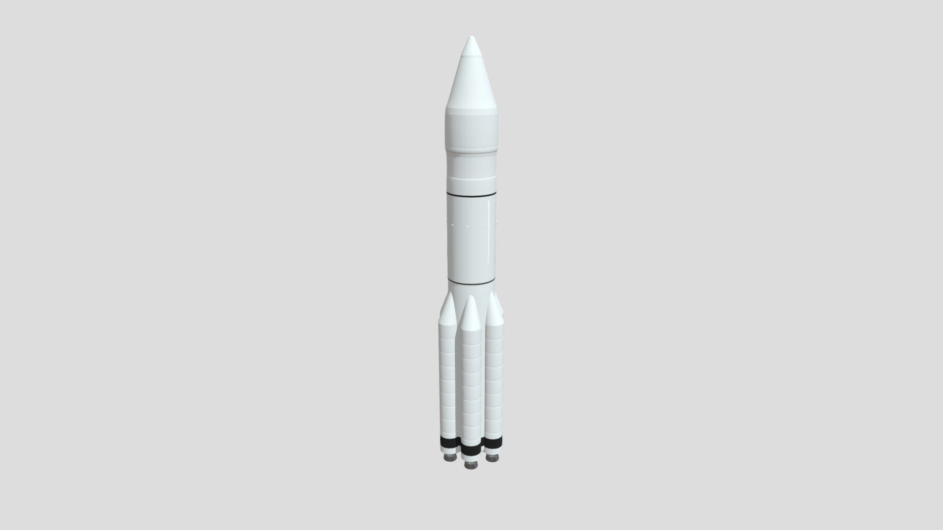 Proton-M Heavy launch vehicle - Download Free 3D model by Kuat-Entralla 3D Engineering ...
