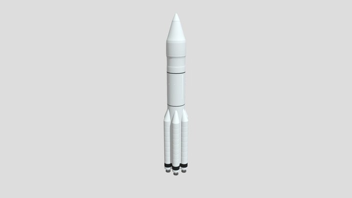 Proton-M Heavy launch vehicle 3D Model