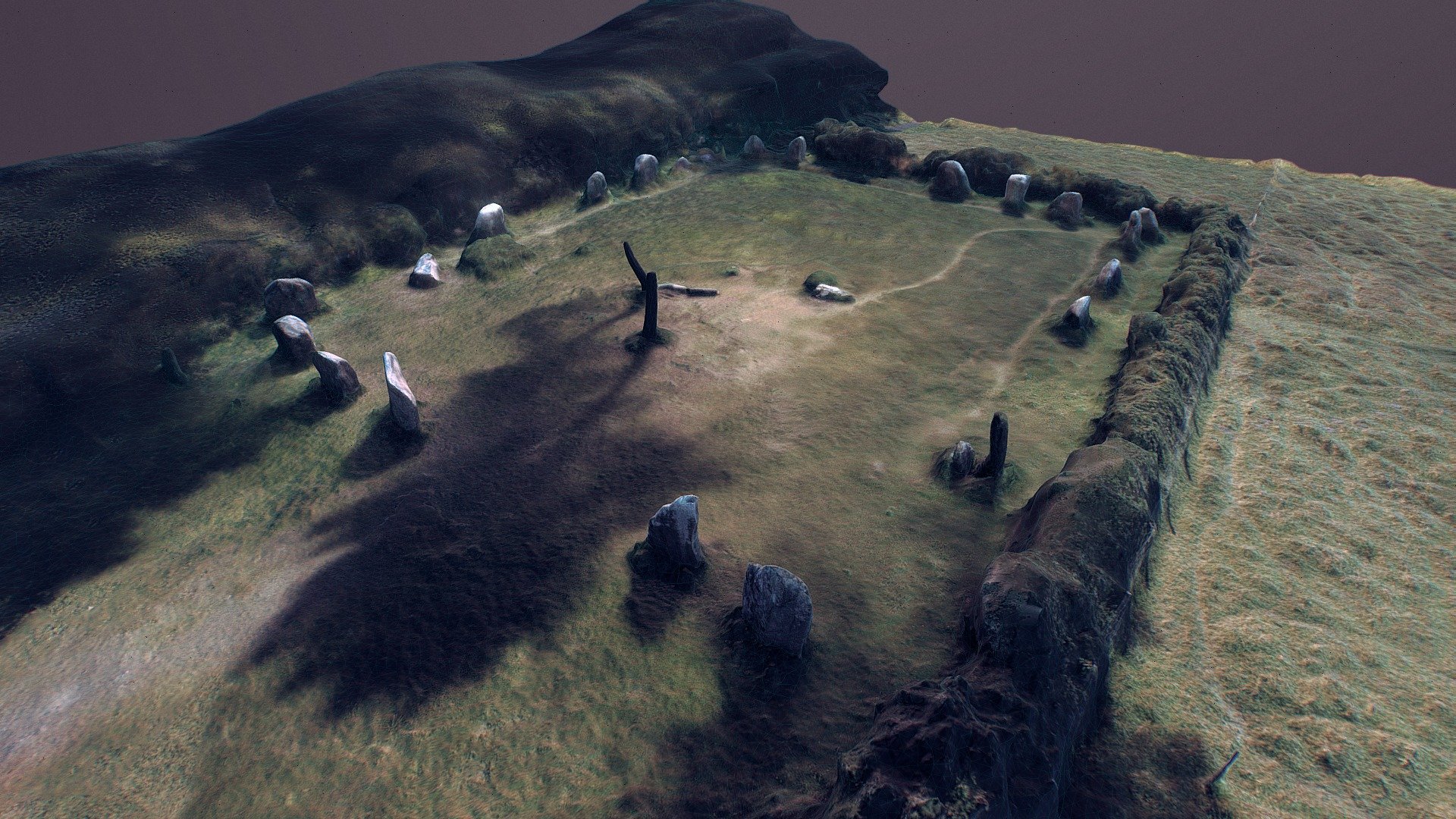 Cromlech « Quadrilatère de Crucuno », Plouharnel 3D model by ARTKÉO