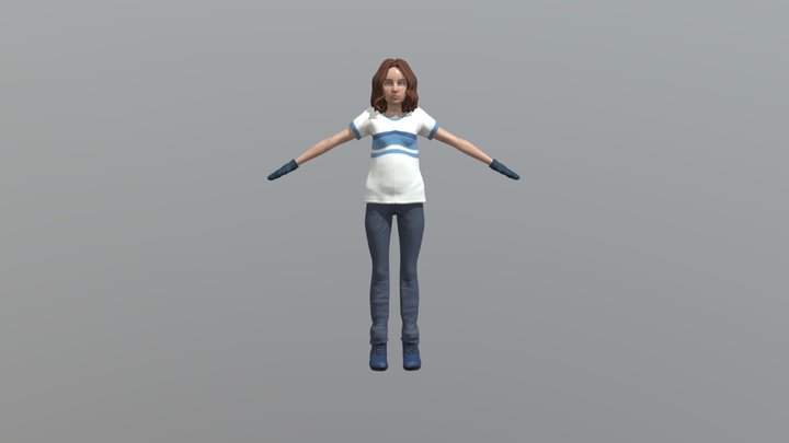 Katrina 3D Model