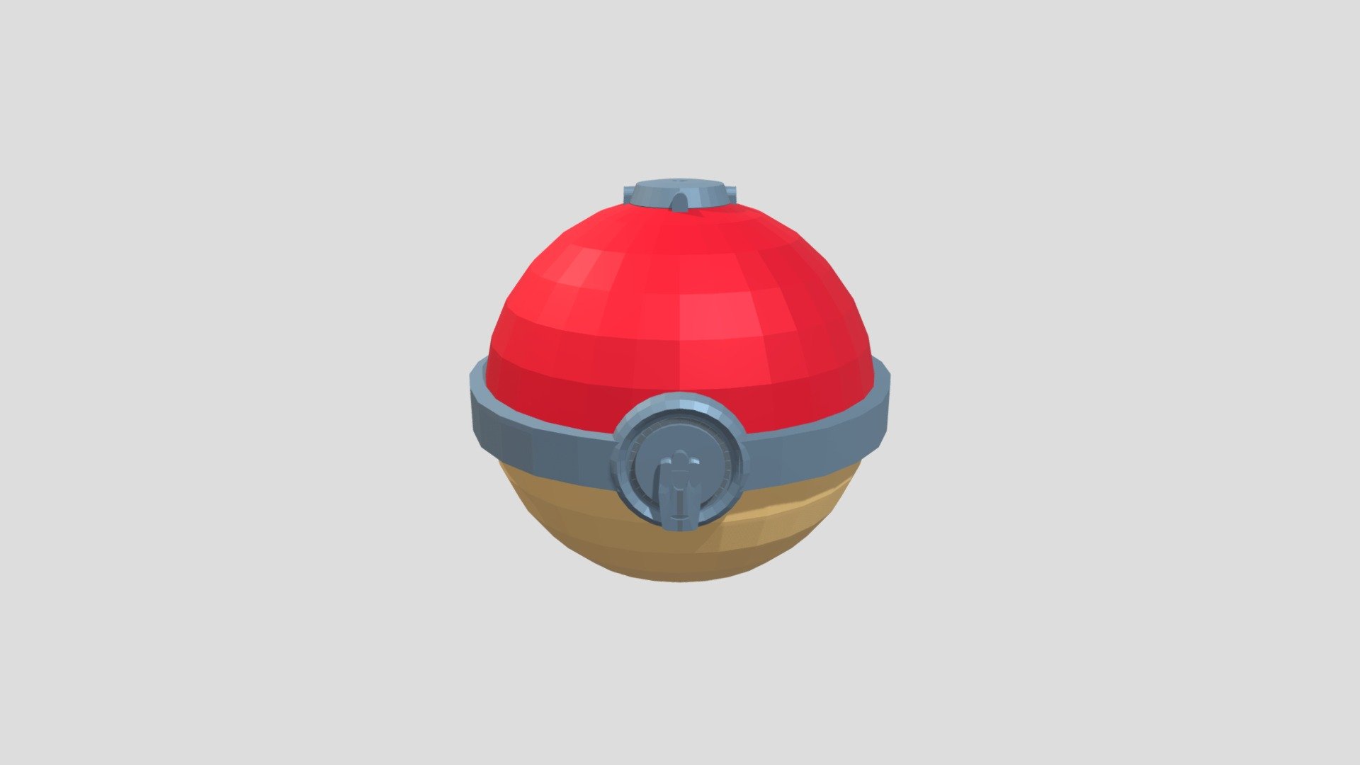 Hisui Pokeball - 3D model by GreenGrenade617 [d071c87] - Sketchfab