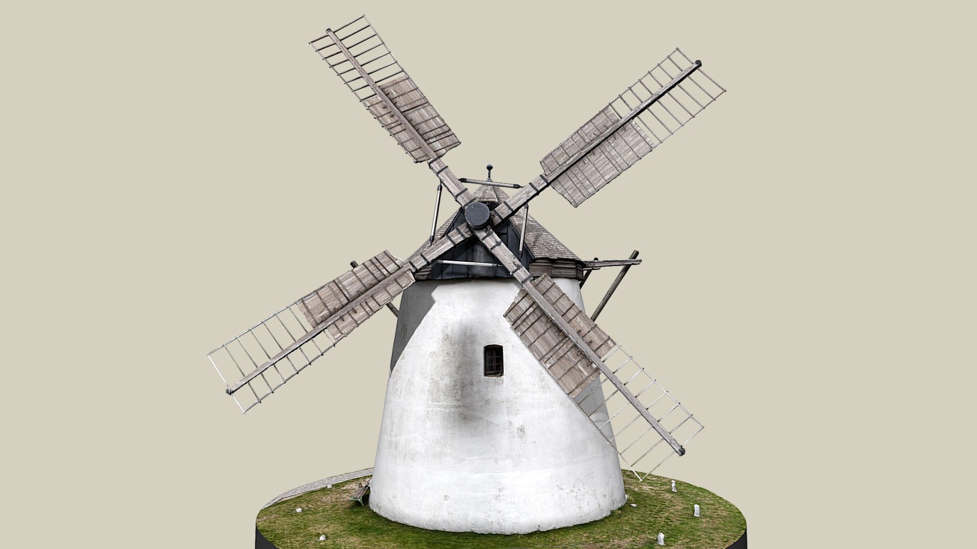 Windmühle — Sketchfab embed 3D viewer