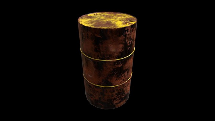 Barrel done for Art Creation 3D Model