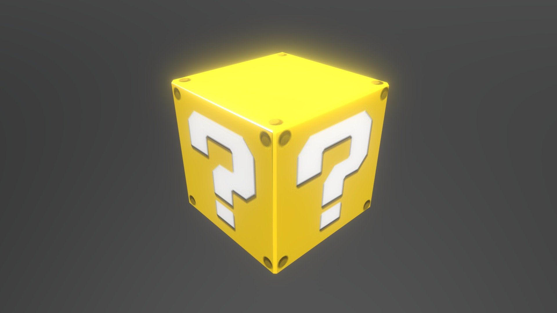 Mario box (low poly)