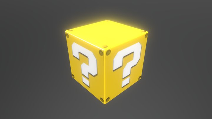 Mario box (low poly) 3D Model