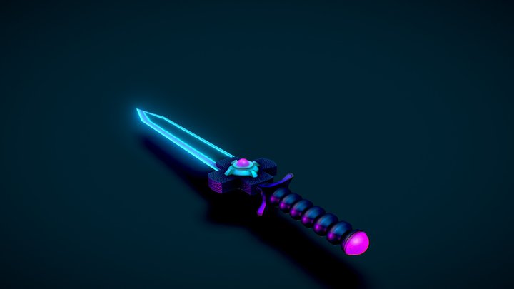 Magic Sword 3D Model