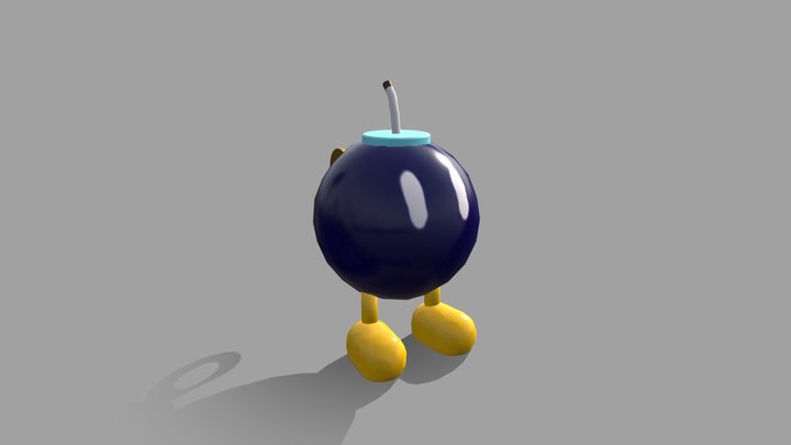 Bob-omb + animation 3D Model
