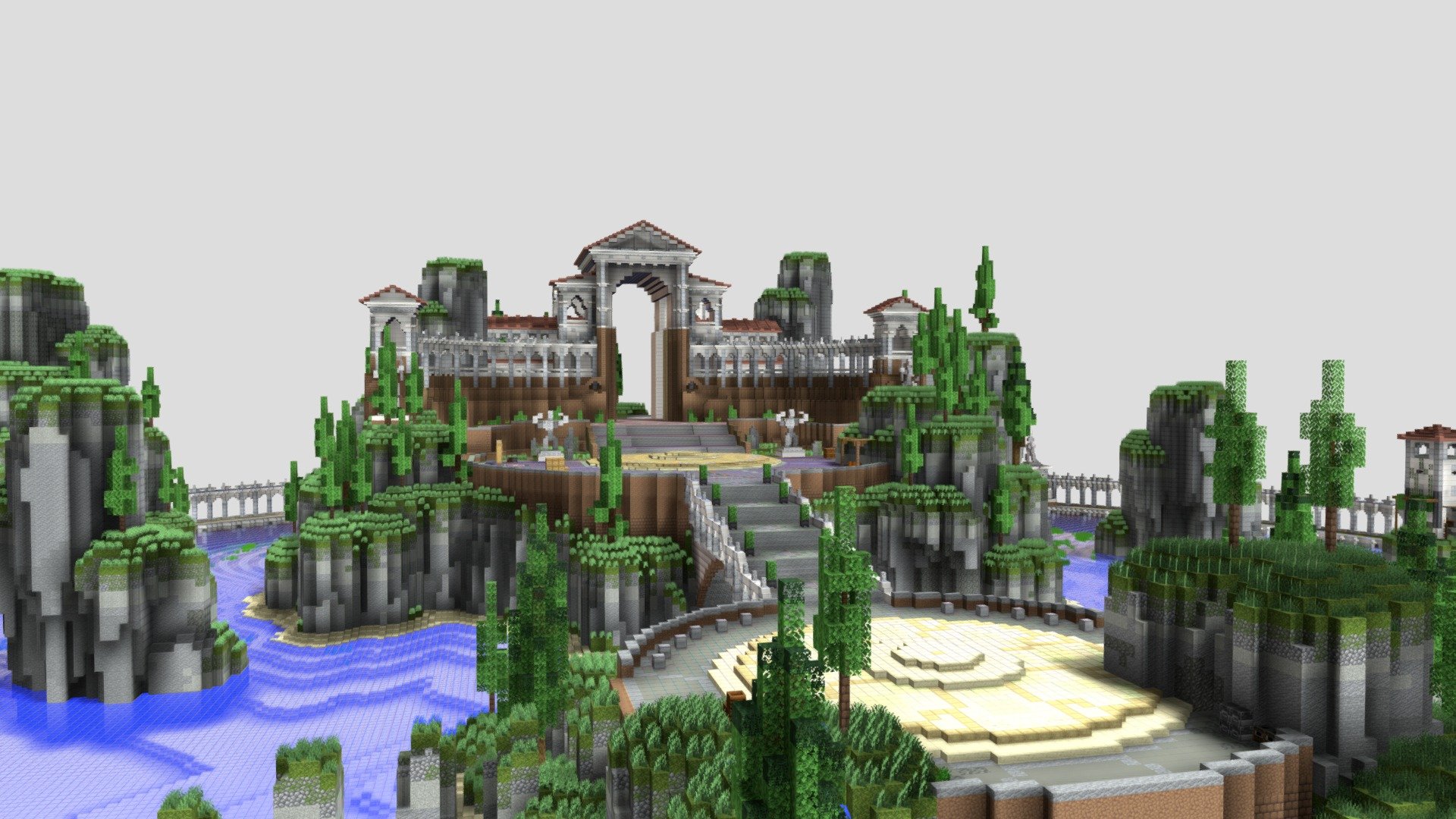 Greek Server Lobby 350x350 - 3D model by Minehub Creations ...