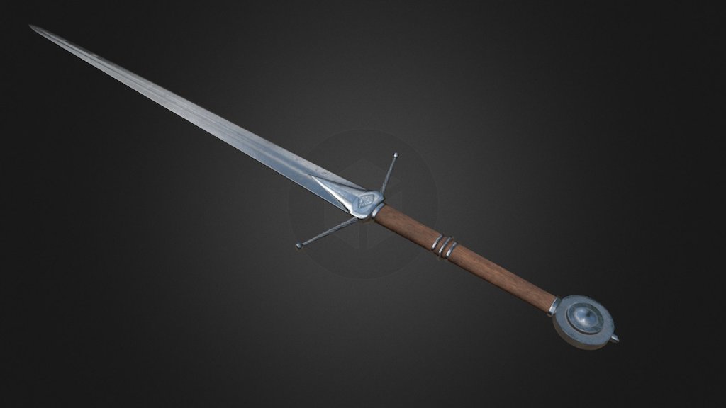 Skyblivion Steel Claymore - 3D model by zunaroath [d074fd7] - Sketchfab