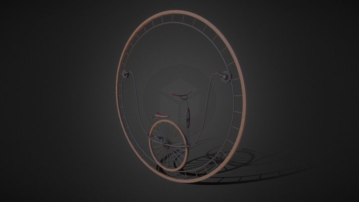 Classic Monowheel 3D Model