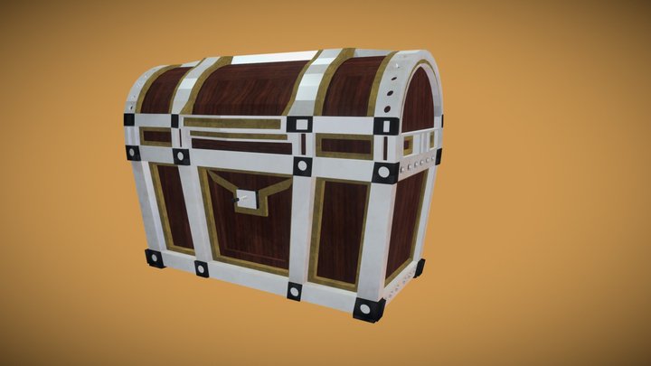 Treasure Chest 3D Model